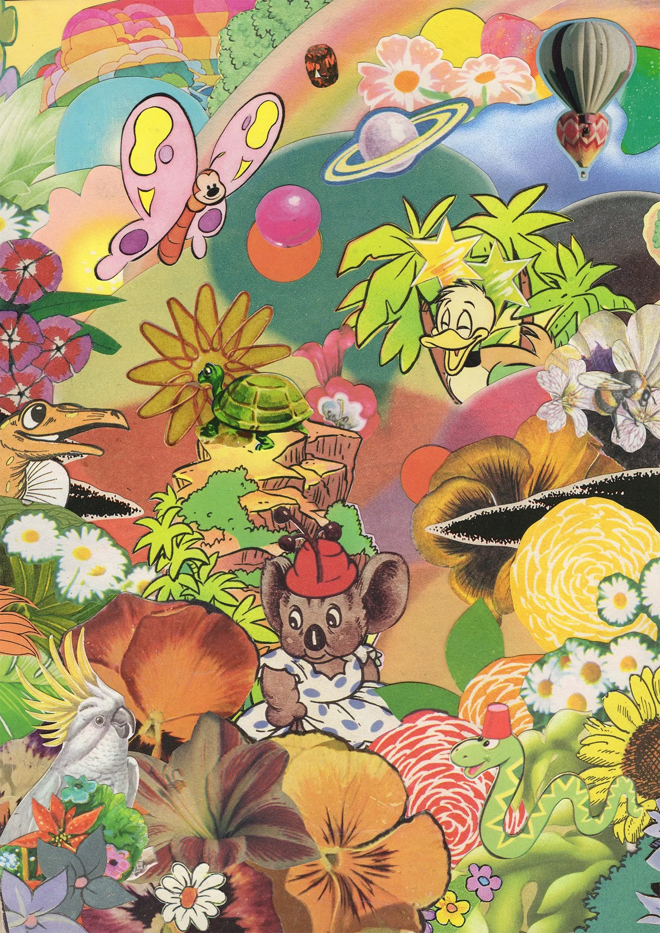 Collage art supplies & gifts | Paper Paradise | Jungle Koala